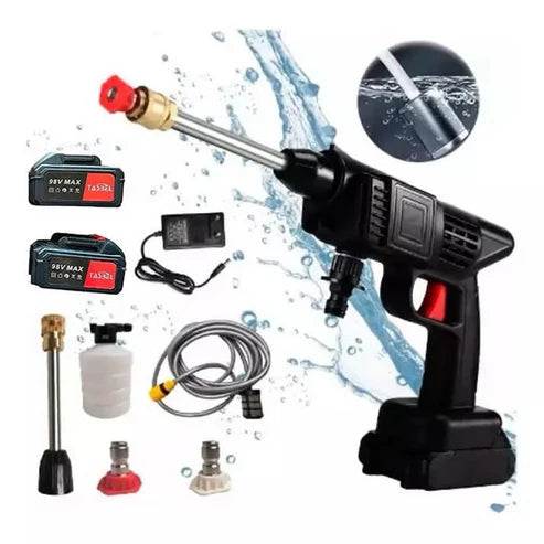 Hidrolavadora PowerJet™️ - Portatil y recargable 98V + potencia.