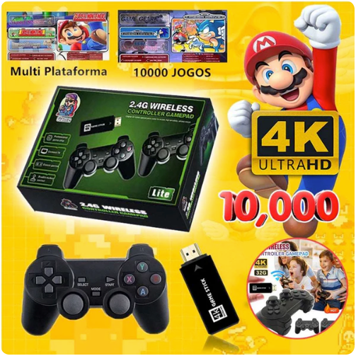 Consola Retro Game Stick Lite 4k Hdmi 64gb 20.000 Juegos