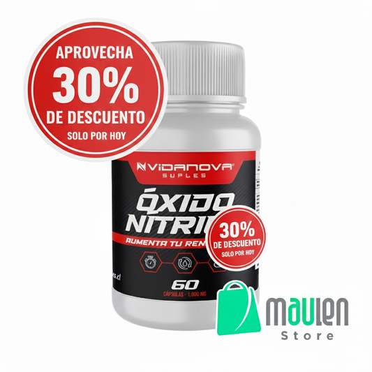 OXIDO NITRICO X Vigormax® 60 CAPSULAS 💪 Rendimiento y Vascularización al Máximo