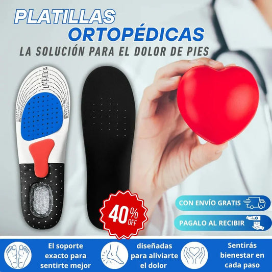🔥 Nuevas Plantillas Plantarpro® Gel, tecnología mejorada para reducir el dolor del pie por fascitis plantar o trabajos prolongados de pie.